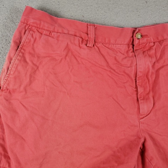 Ralph Lauren Shorts Womens Size 42 Red/Pink Casual Flat Front Chino Ladies - Picture 2 of 9